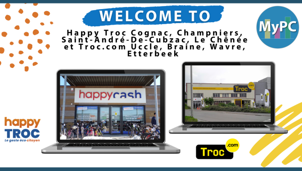 Encore de nombreux magasins Happy Cash et Troc.com qui se sont équipés ses dernières semaines...